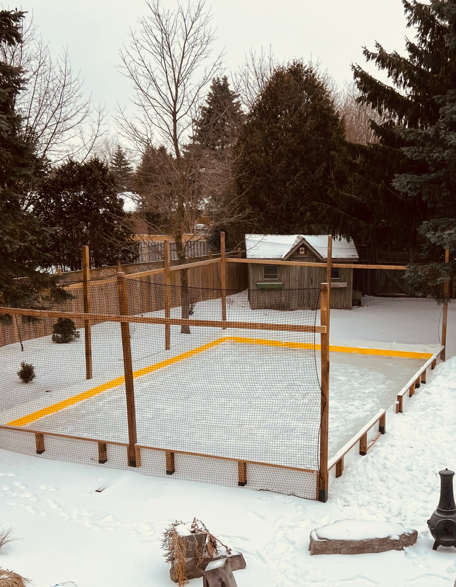 Hockey Rink Kit (Rink in a Box) Canada's Backyard Ice Rink Store