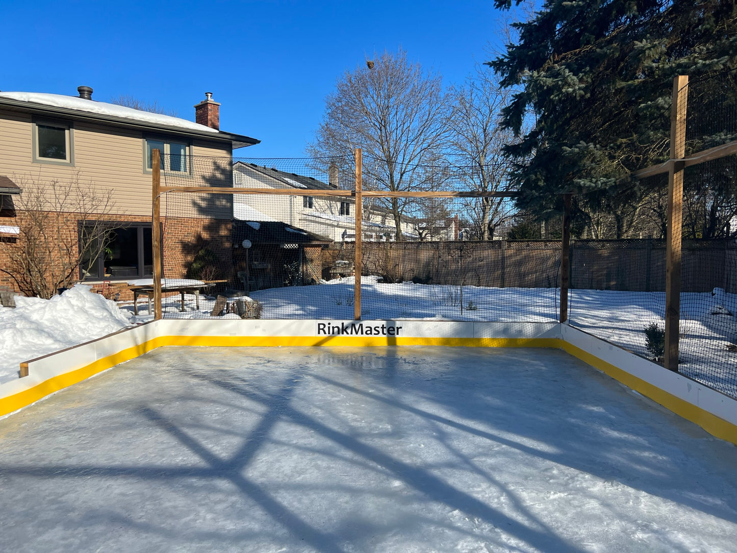 rinkmaster hockey puck board for outdoor rink - RinkMaster Canada